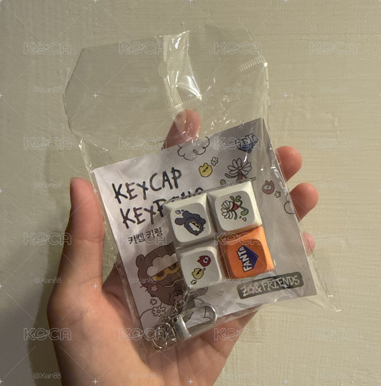 芬達聯名鑰匙圈吊飾