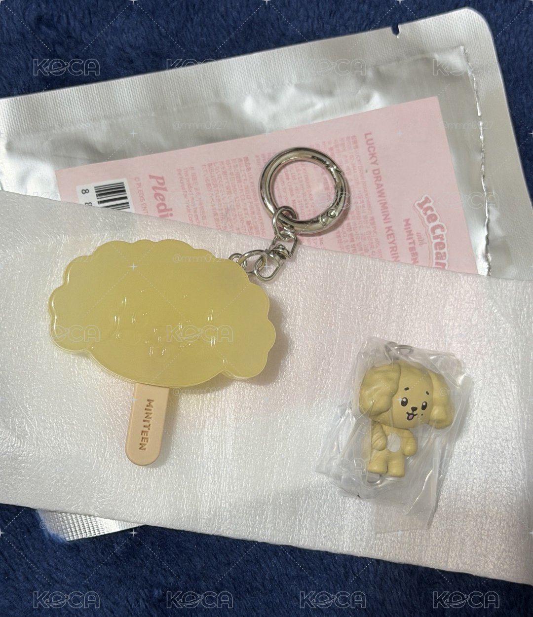 Miniteen ice cream lucky draw + 萬代聯名 扣環ver.吊飾 DK