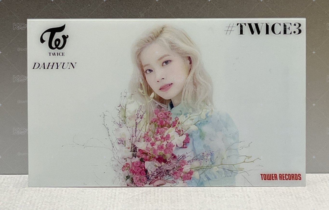 TWICE JP精選三 特典卡 多