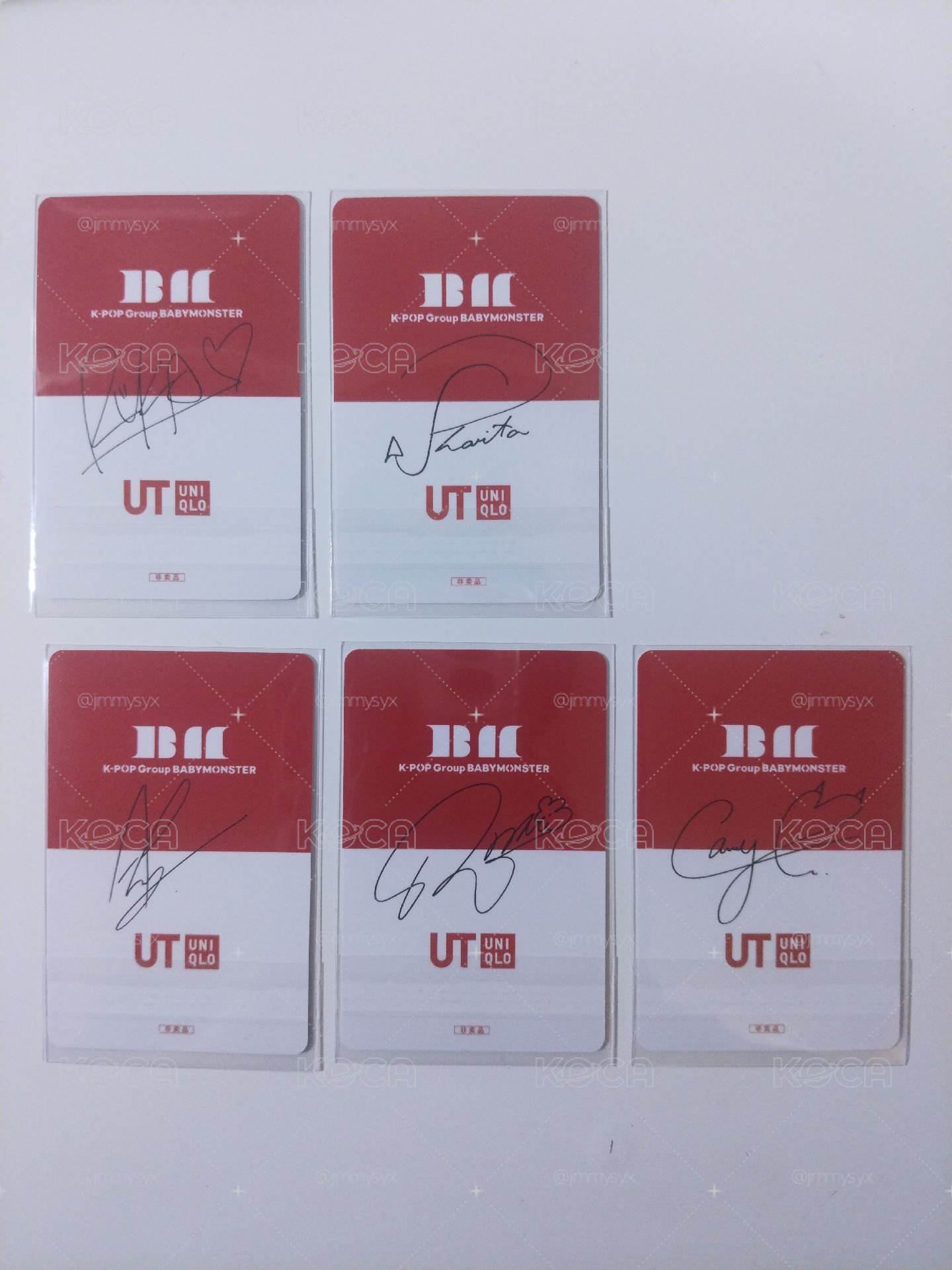 寶怪 UNIQLO代言卡