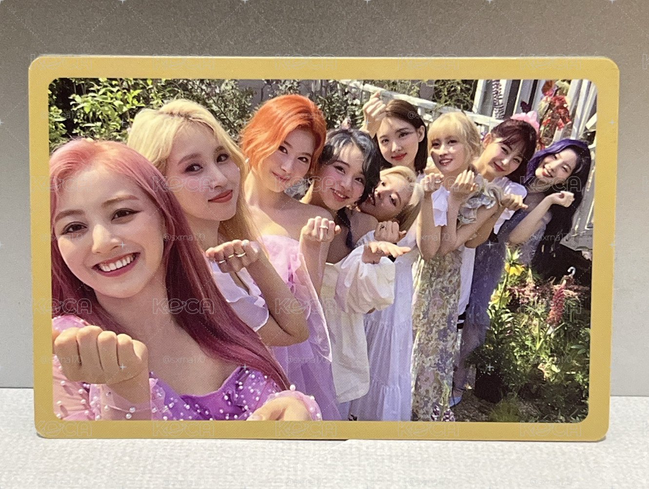 TWICE 迷9 預售禮 團卡