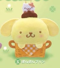 三麗鷗餐籃吊飾扭蛋 扭蛋盲盒 