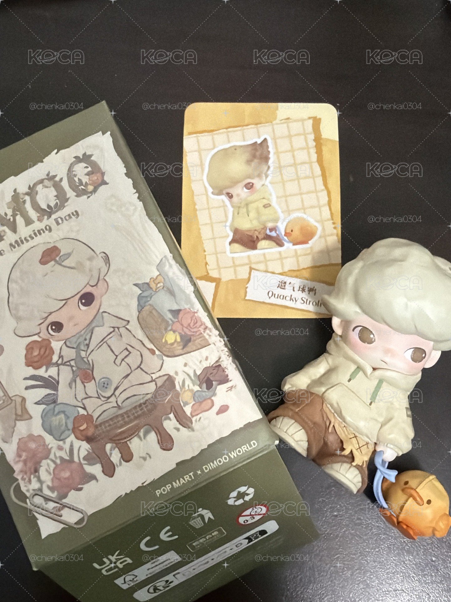 Dimoo 如果今天星期八 遛氣球鴨 僅拆盒（複數）