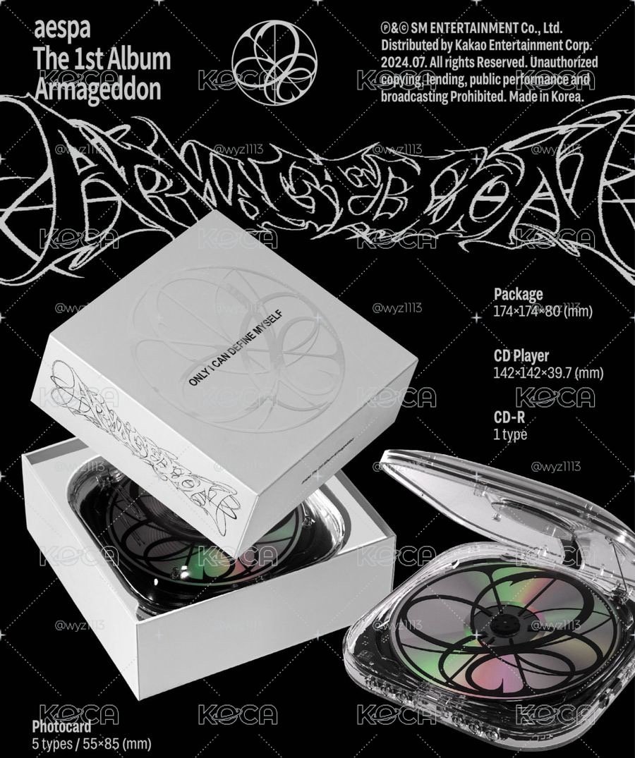 第一張正規專輯「Armageddon(CDP Ver.)」(韓國進口版)