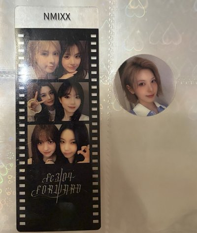 NMIXX 成員 特典卡 滿額卡  中背