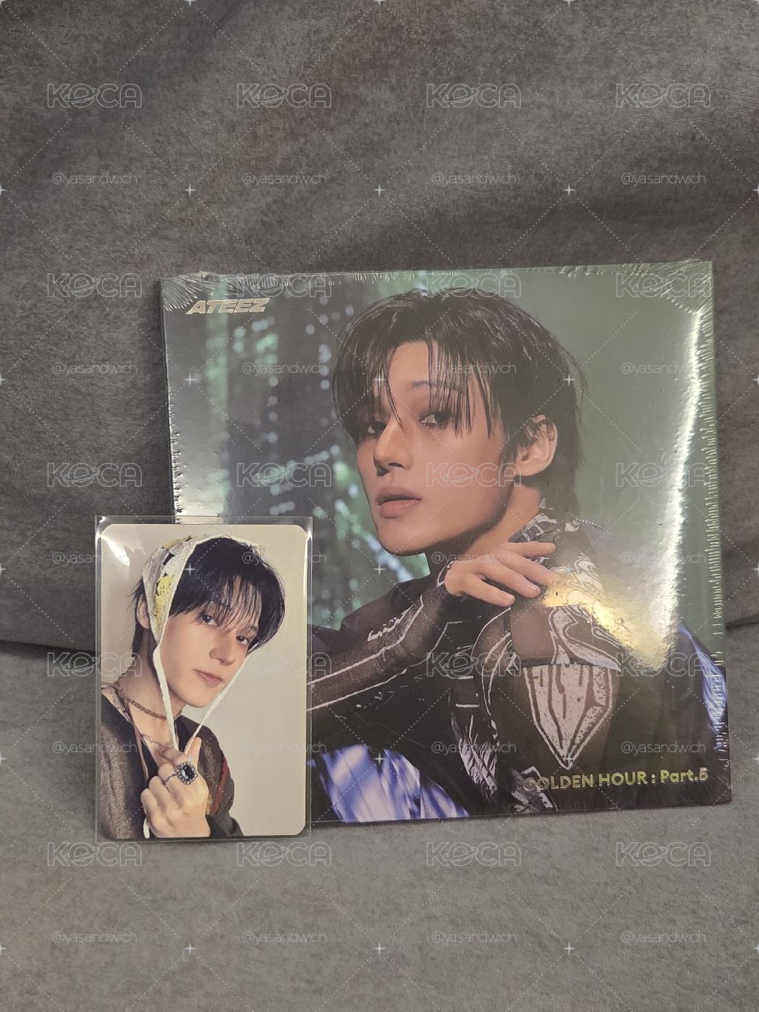 GH5 sw DIGIPACK 特典卡 我知道的ATEEZ中最可愛 ver. - WOOYOUNG 