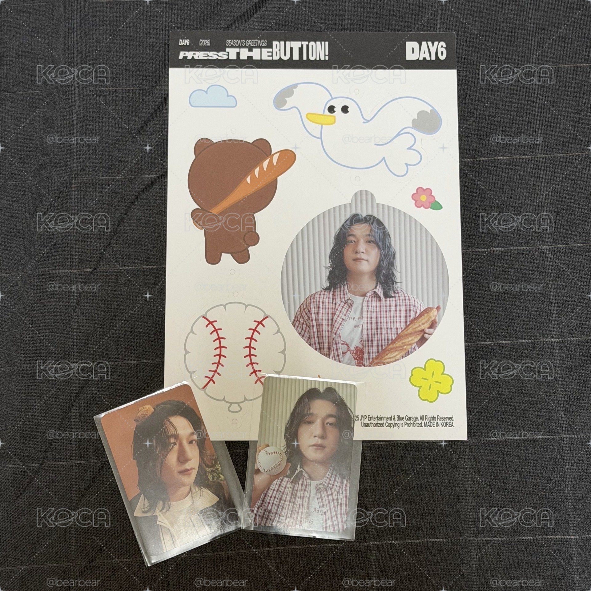 DAY6 🐻2026年曆卡
