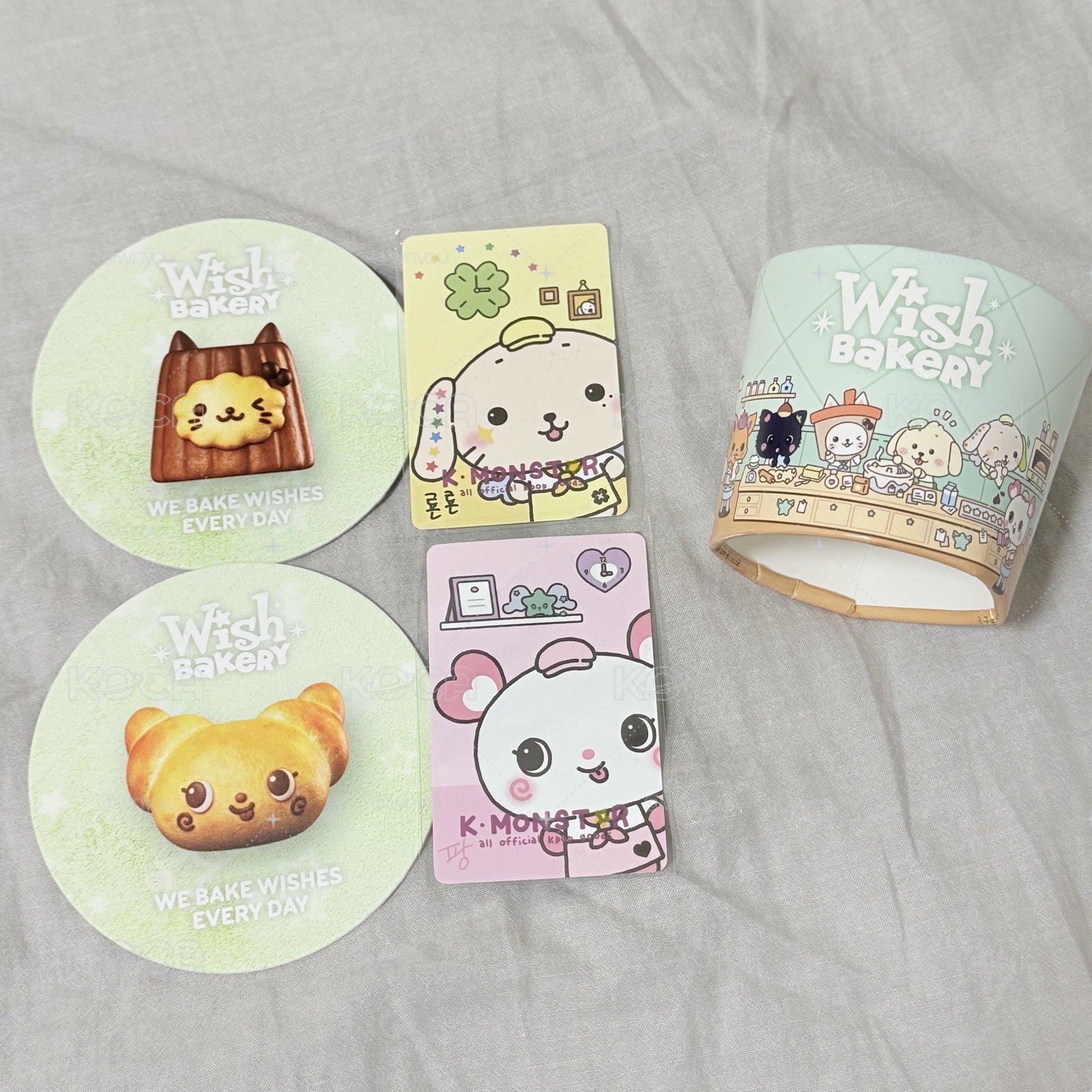 WISH Bakery 台北快閃咖啡聽滿額卡、杯套