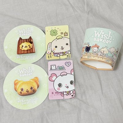 WISH Bakery 台北快閃咖啡聽滿額卡、杯套