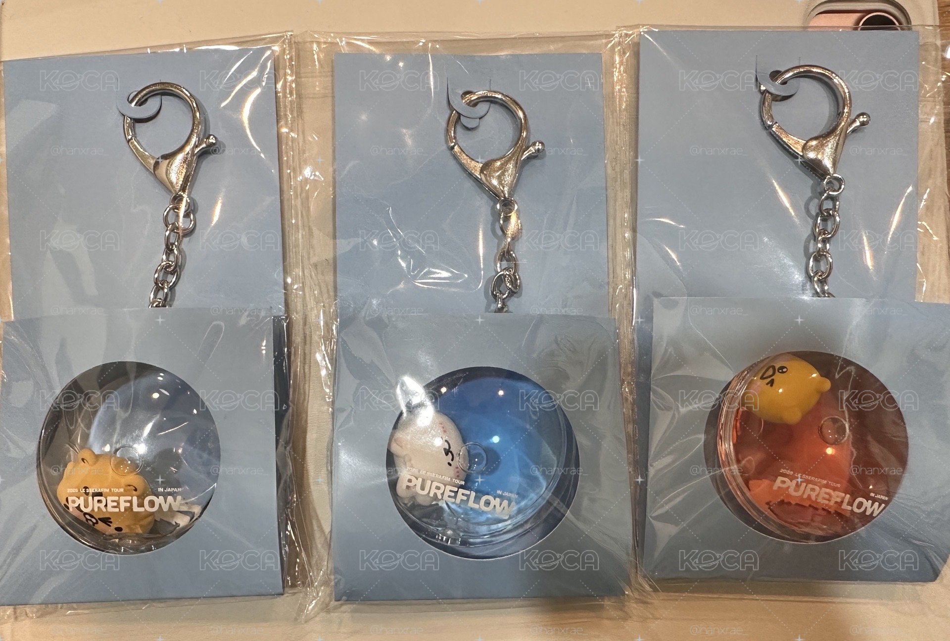 現貨 LE SSERAFIM PUREFLOW 日巡漂浮吊飾