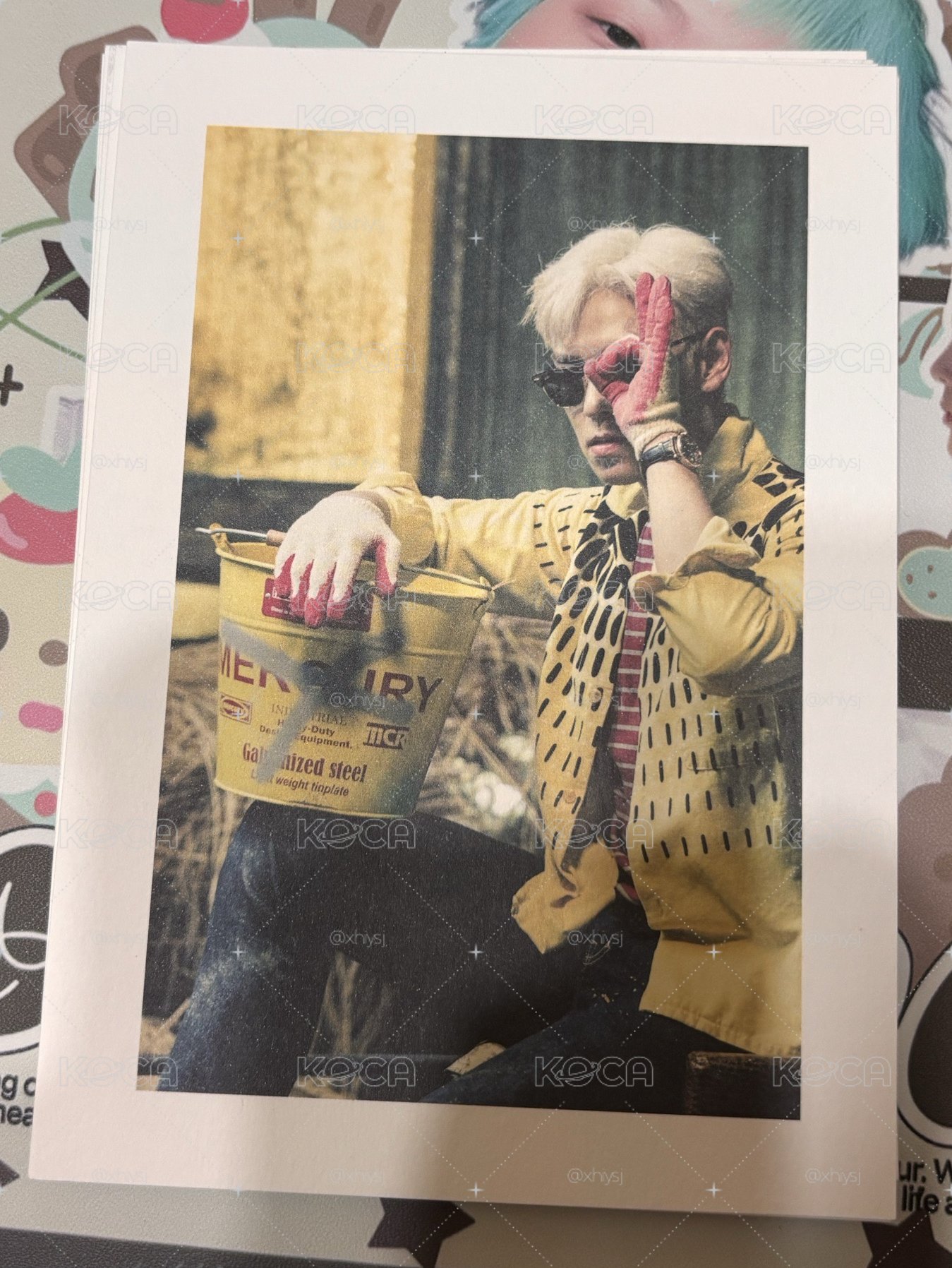 十週年金磚明信片