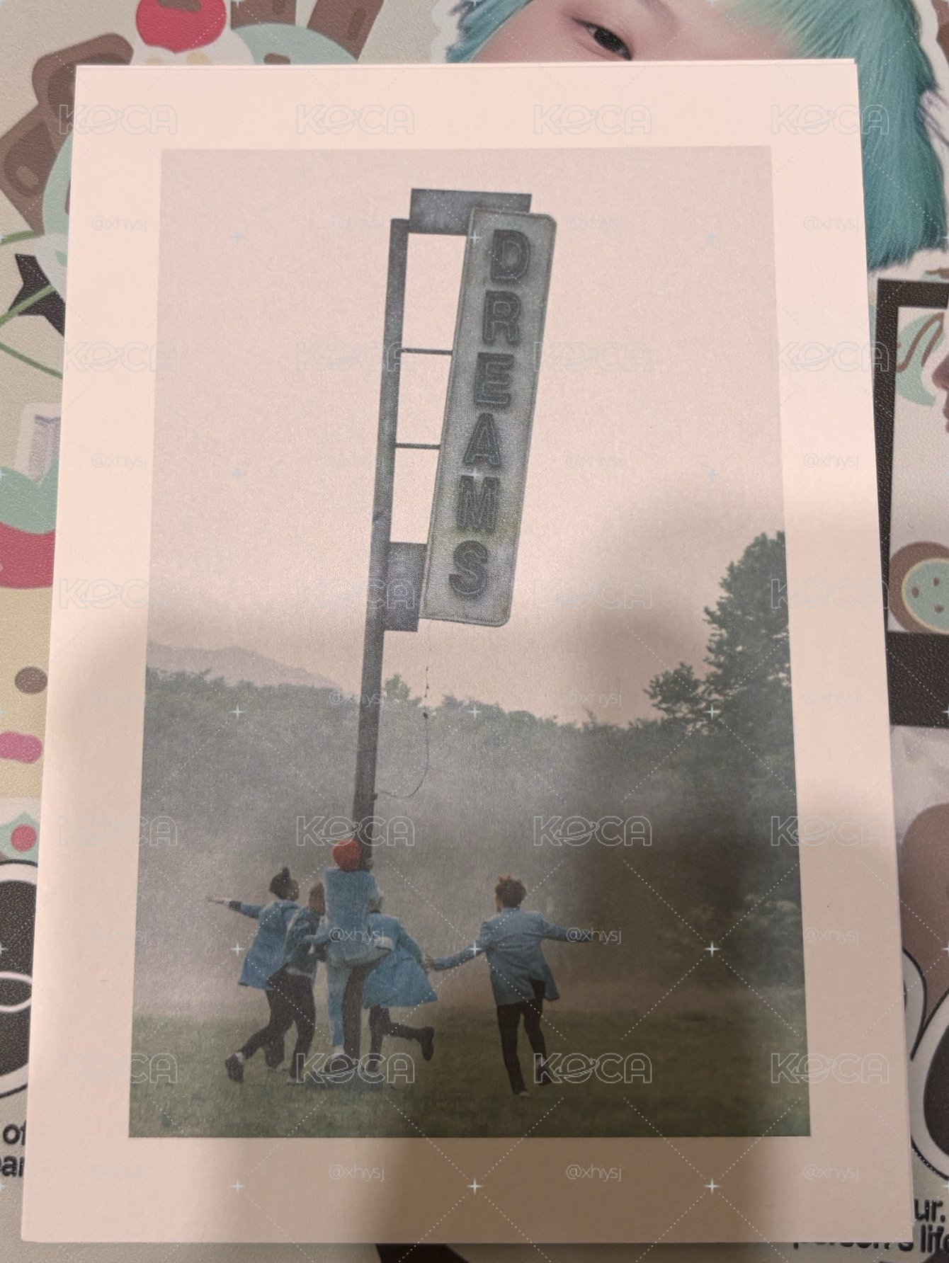 十週年金磚明信片