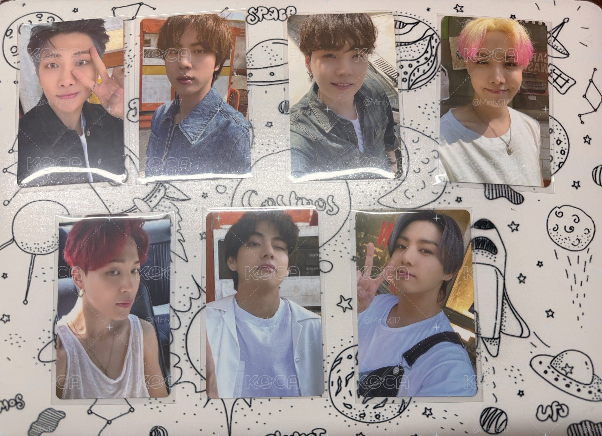 BTS Butter首批預購特典卡 整套
