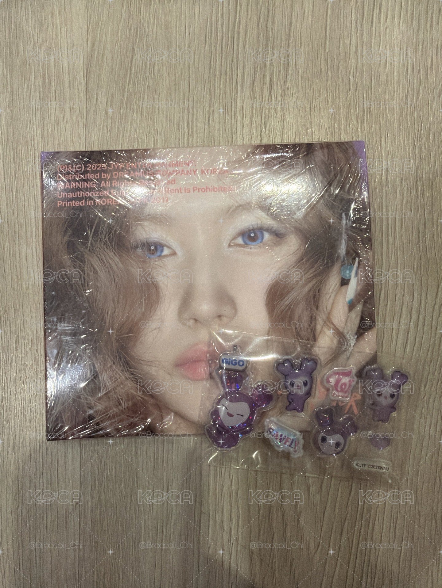 紗紗單封全新未拆+贈gigo貼紙一張💜
