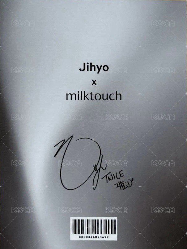 JIHYO X MIKTOUCH 明信片  背面