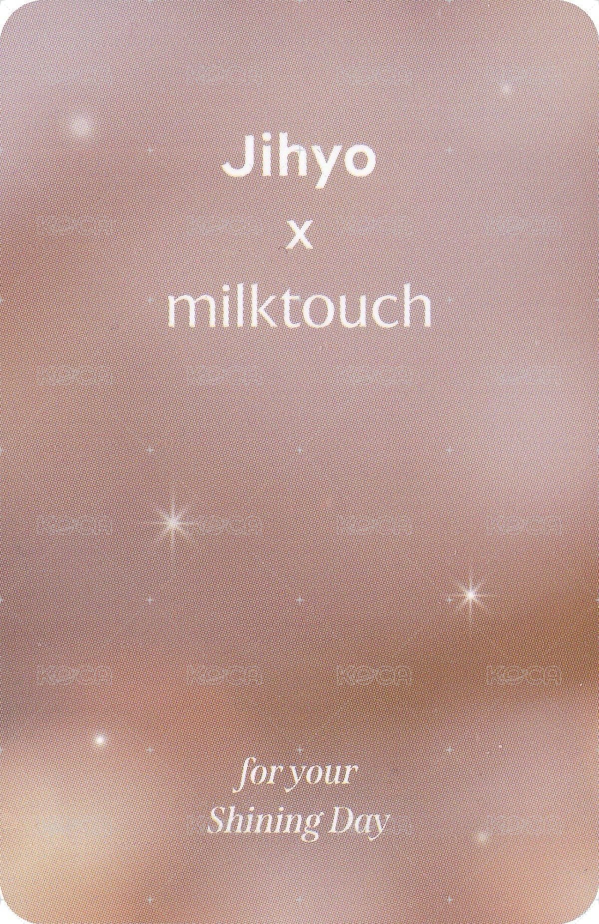 JIHYO X MIKTOUCH 代言卡  背面