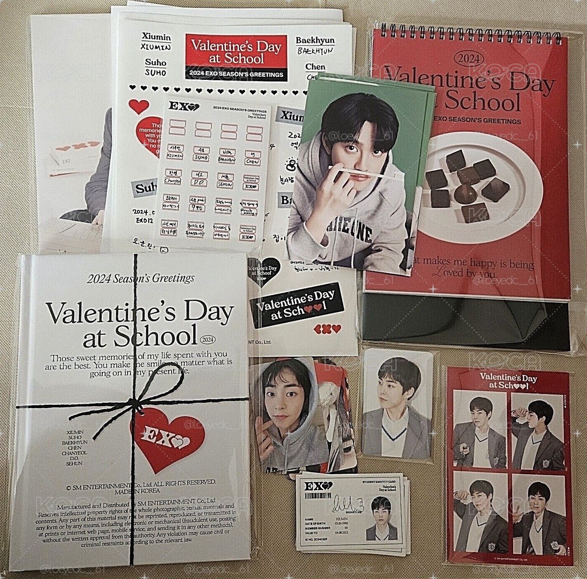 💝EXO 2024年曆 