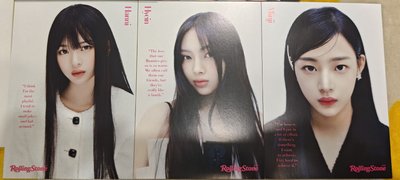 【含完整雙特典附錄】NewJeans 滾石雜誌 Rolling Stone 日本版 雜誌+雙特典完整套組