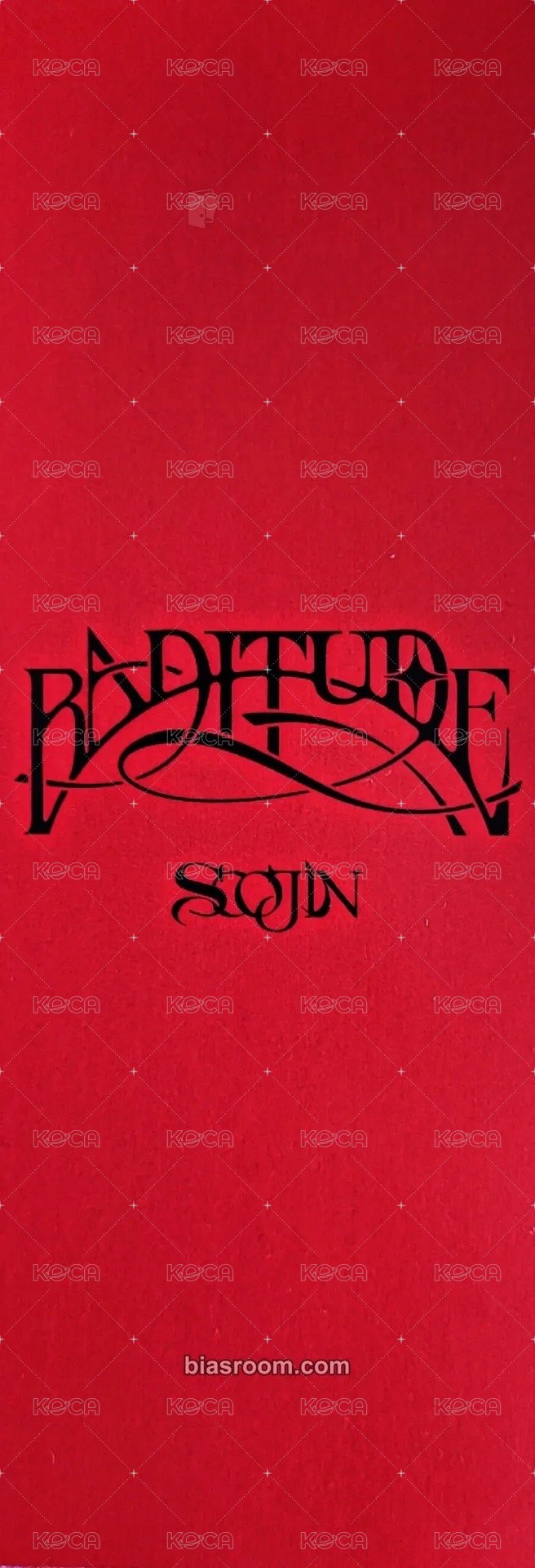 BADITUDE EU kidol 書籤  背面