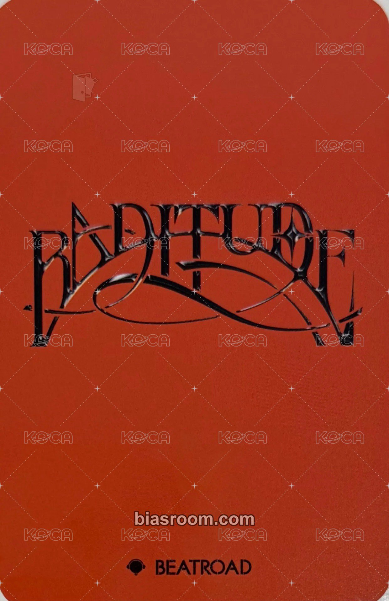 BADITUDE br 2.0線上 簽售卡 向日葵 背面