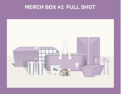 （全新）BTS💜MERCH BOX #2春日野餐盒