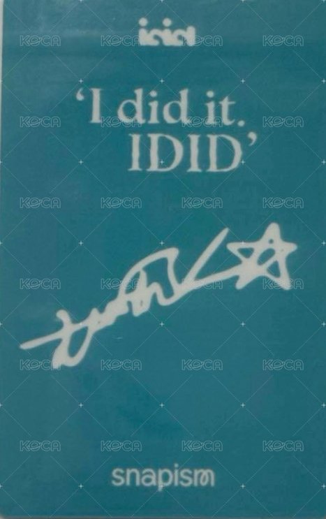 I Did It photoism 線下快閃 滿額卡  背面