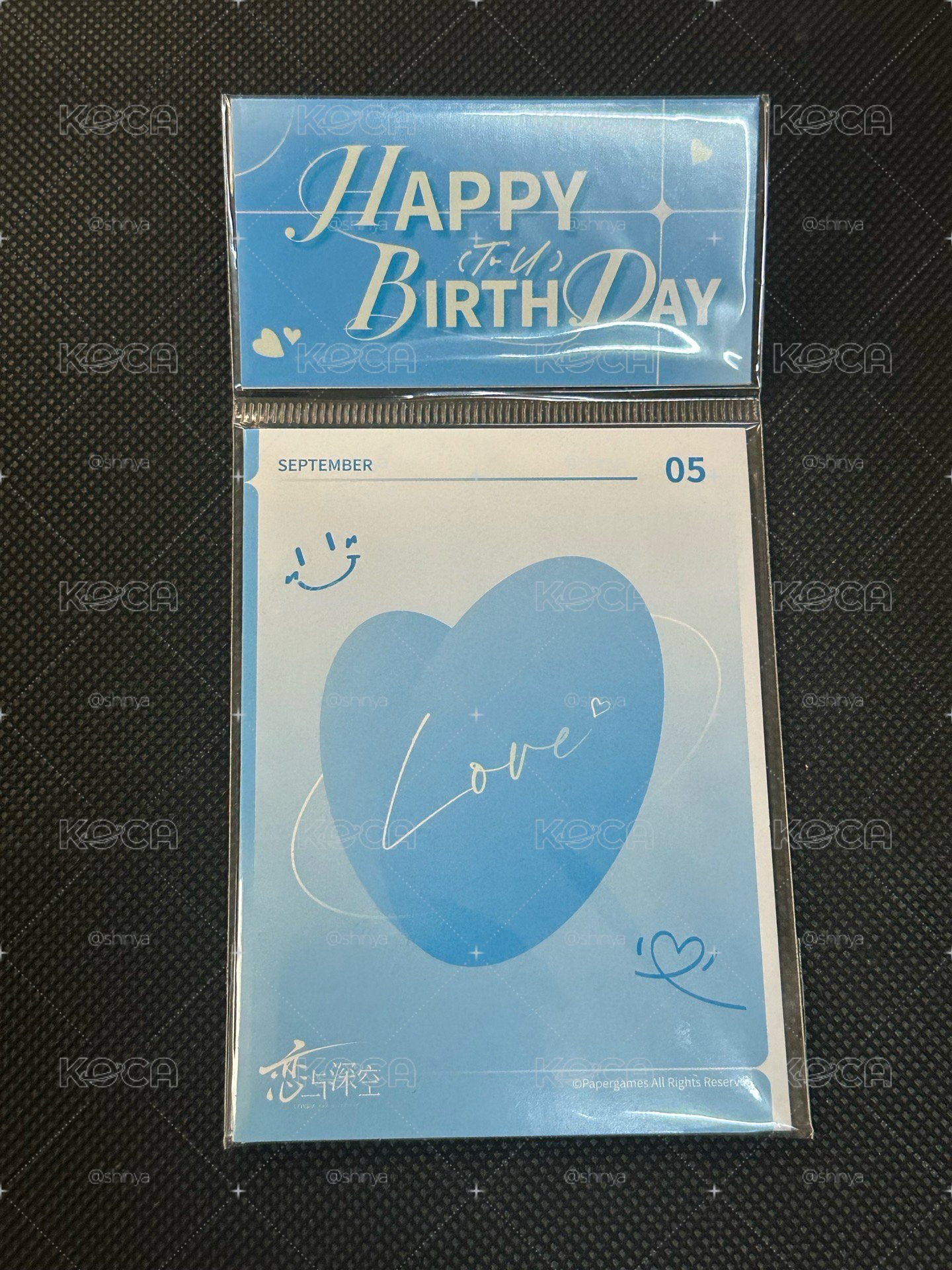 戀與深空 黎深 24年生日拍立得