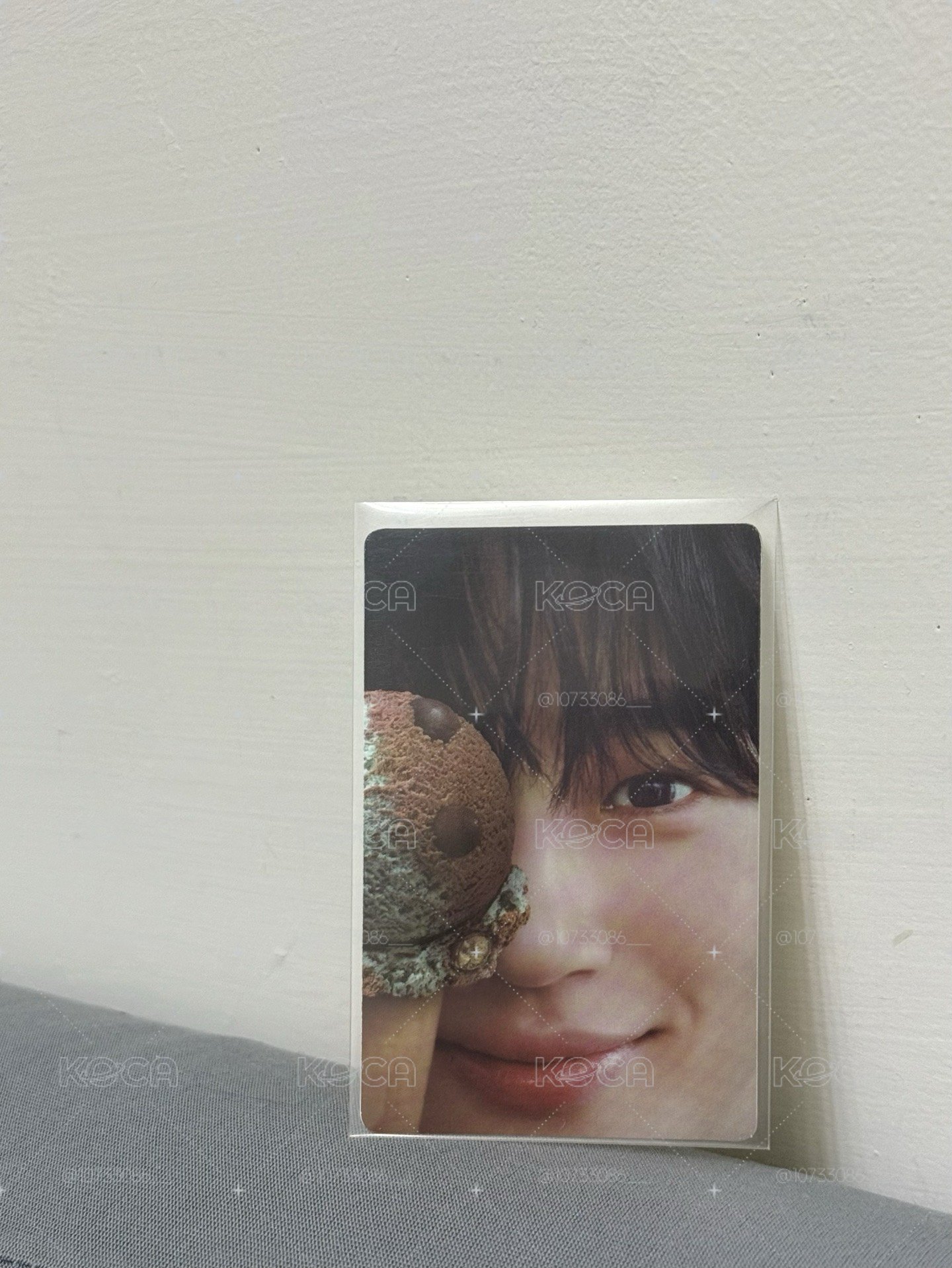 邊佑錫 BR冰淇淋 代言卡