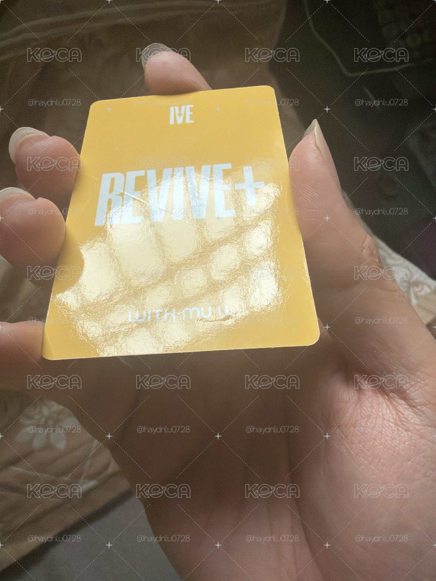 現貨當日出貨/REVIVE+ wm 7.0 簽售卡 怜 有瑕疵如圖二