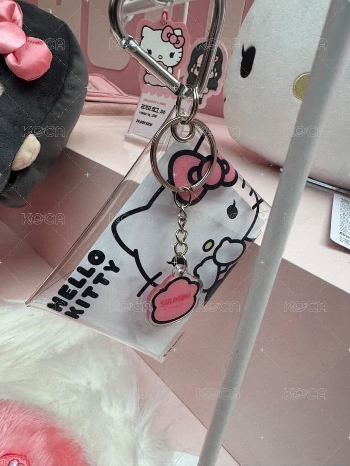 Jisoo x kitty聯名透明小包