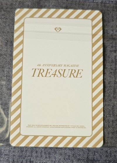 TREASURE 4th ANNIVERSARY MAGAZINE SO JUNGHWAN 🐮