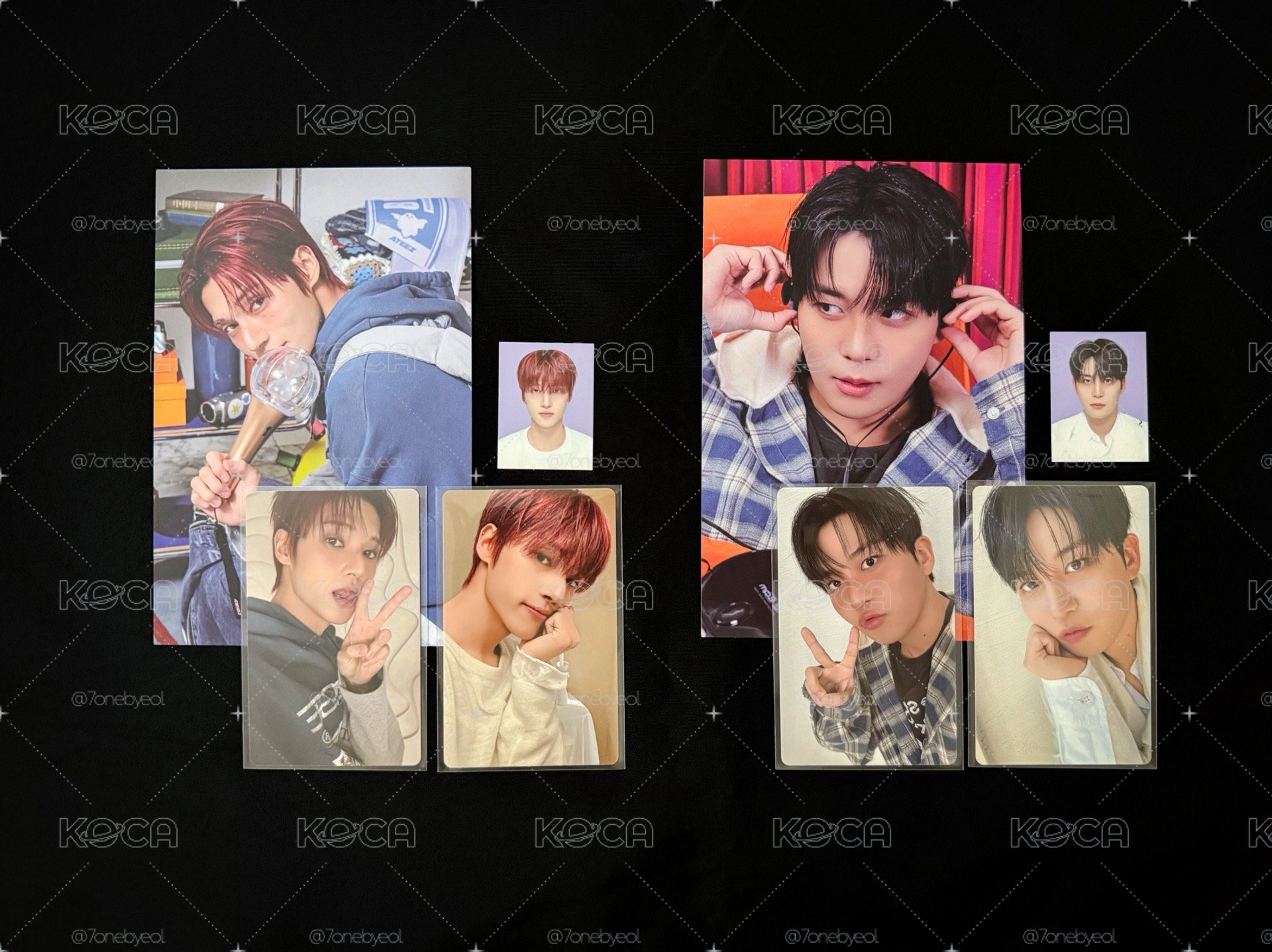 ATEEZ 7期會員禮 友榮 鍾浩 拆售