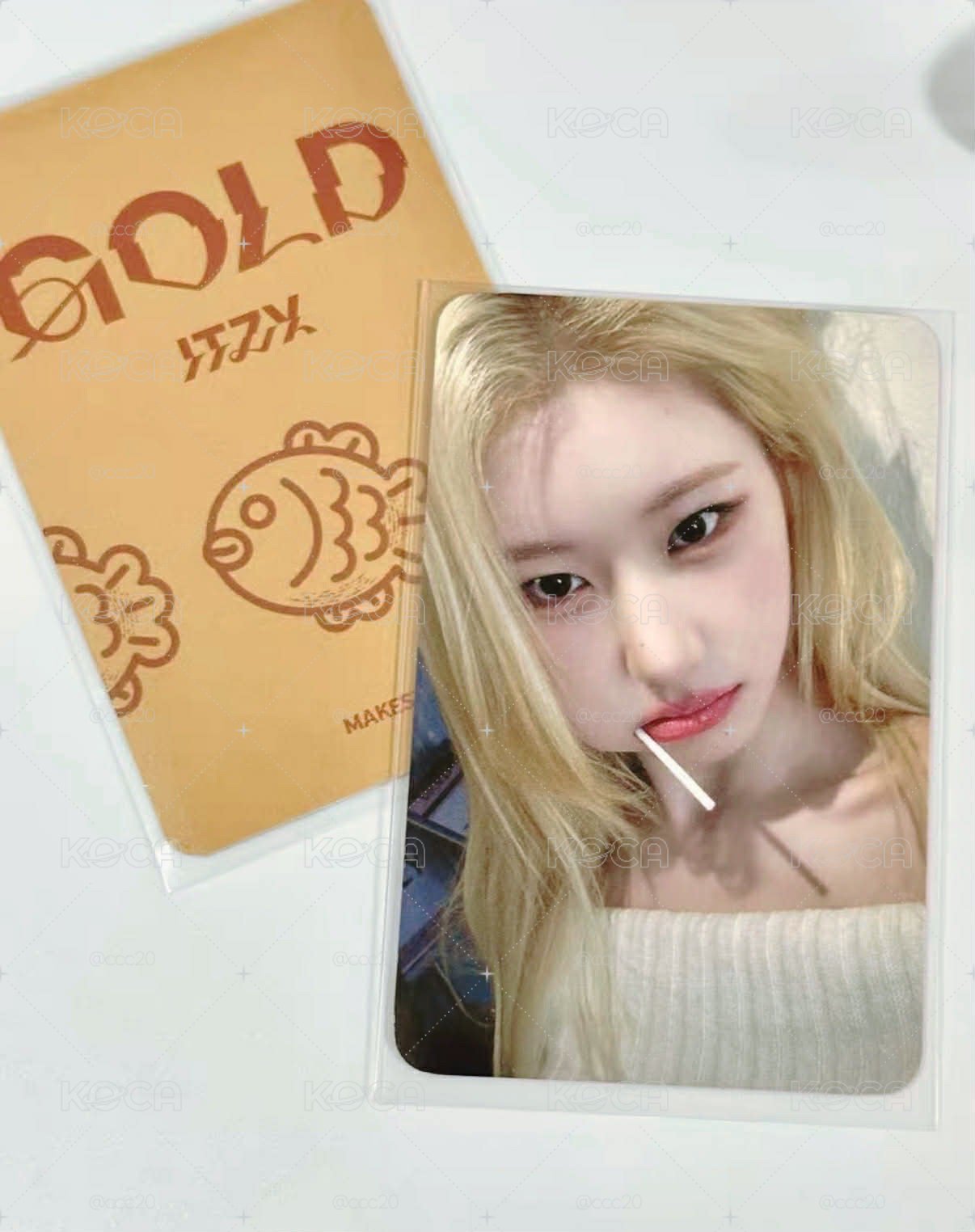 [代開賣場🐹］李彩領金髮棒棒糖小卡