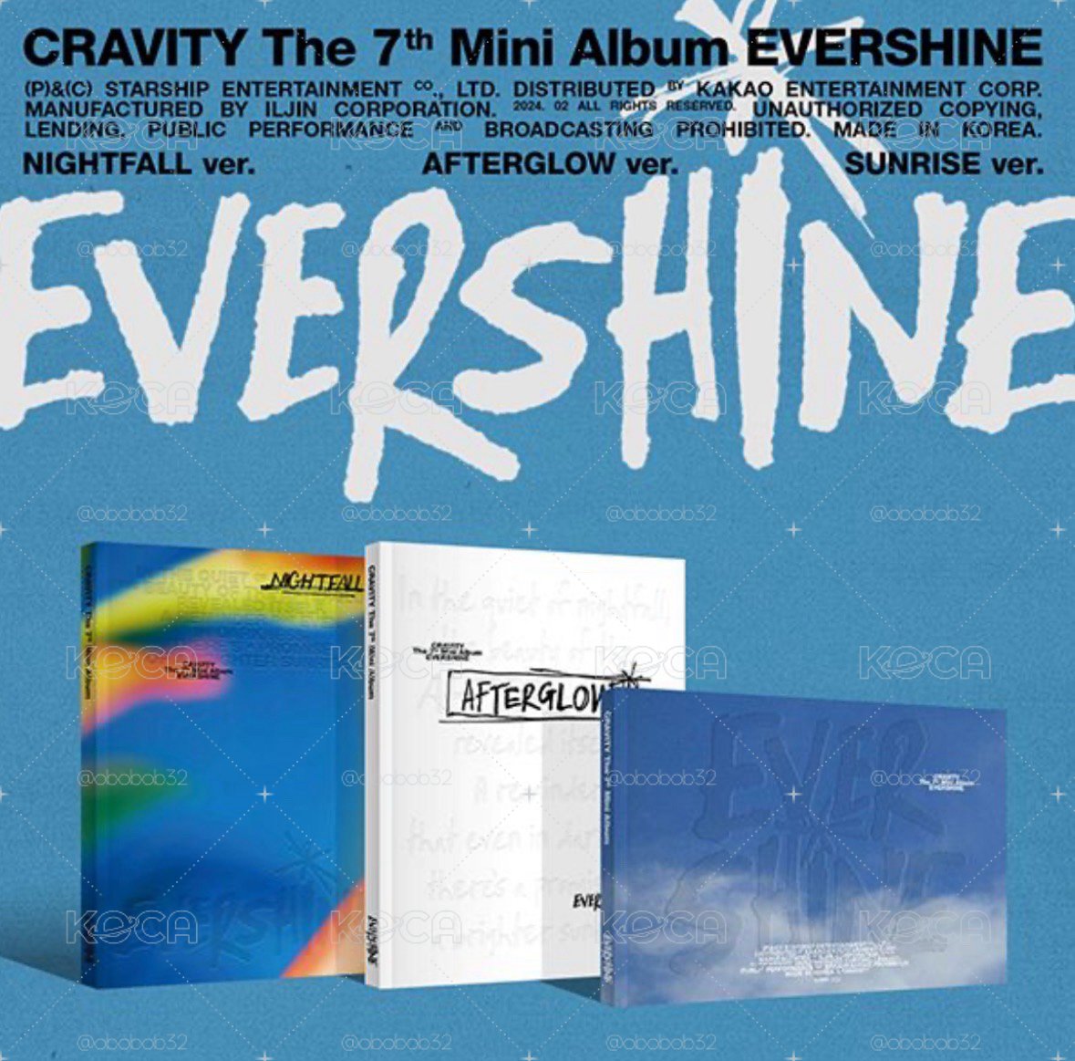 CRAVITY Evershine 未拆
