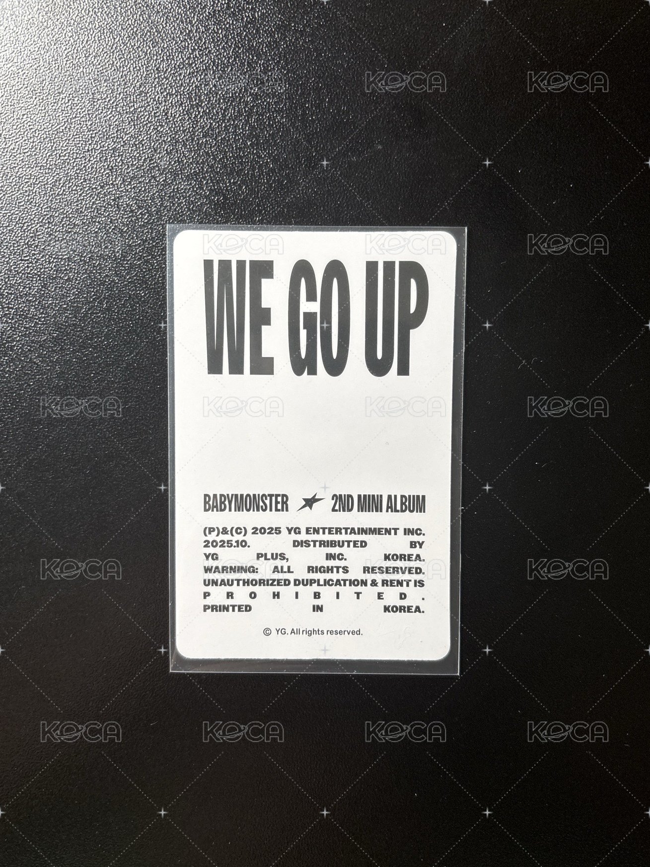 WE GO UP 隨機卡包 隨機卡 （色調較暗）