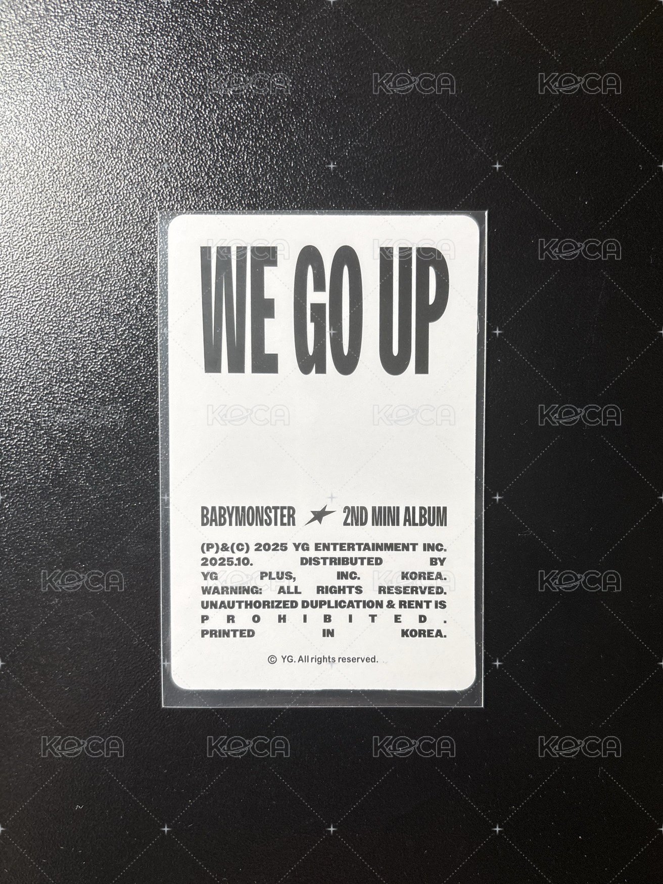 WE GO UP 隨機卡包 隨機卡（卡面刮痕） 