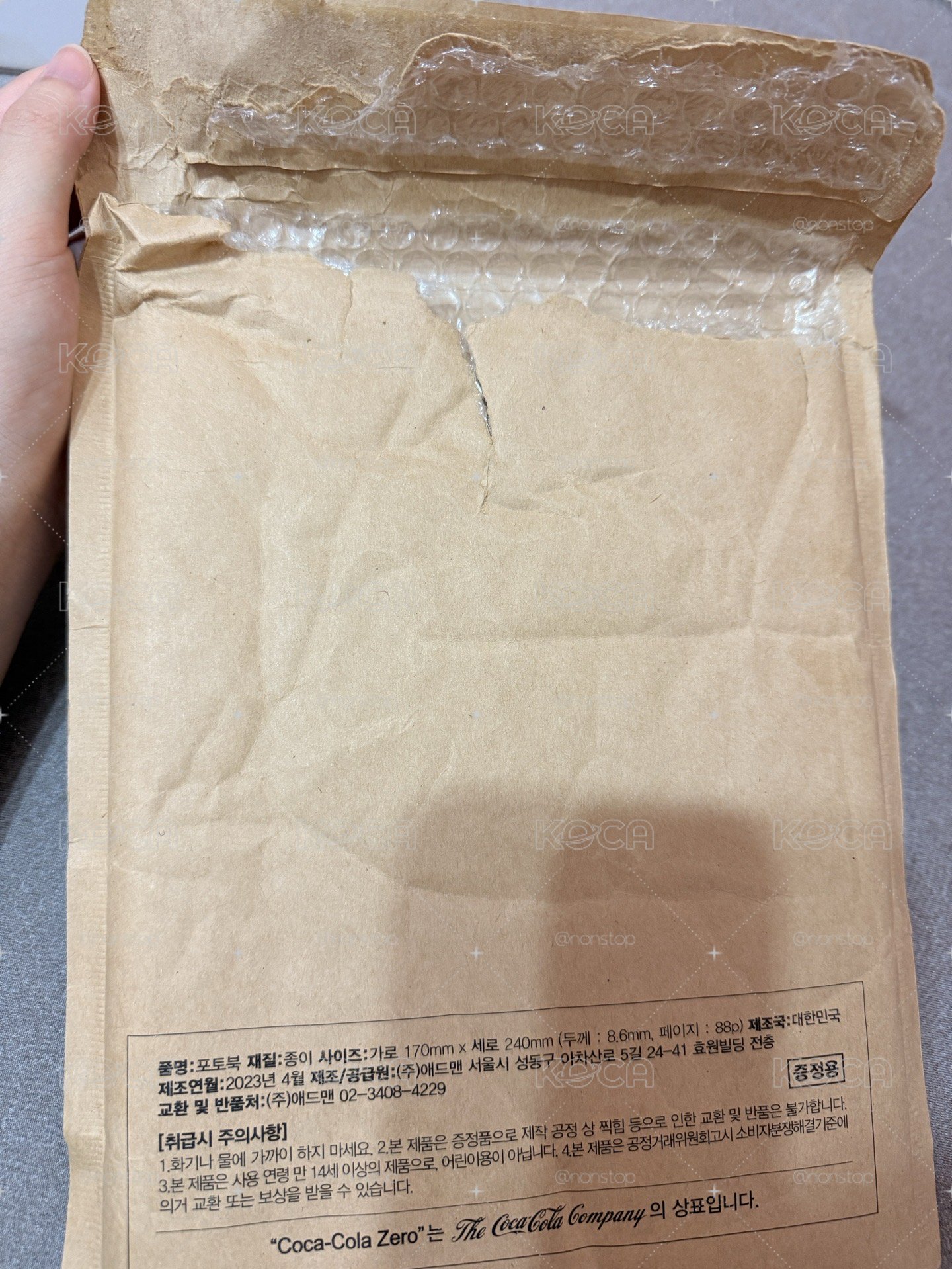 Newjeans coca cola zero限量寫真