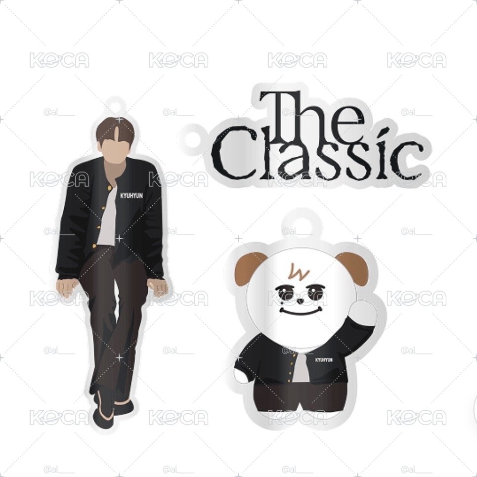 SUPER JUNIOR KYUHYUN THE CLASSIC 演唱會周邊 圭賢圭美壓克力吊飾