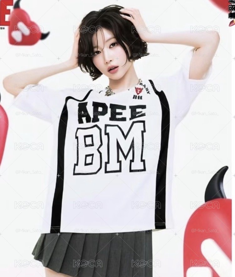 BM x Apee 聯名款 白色球衣