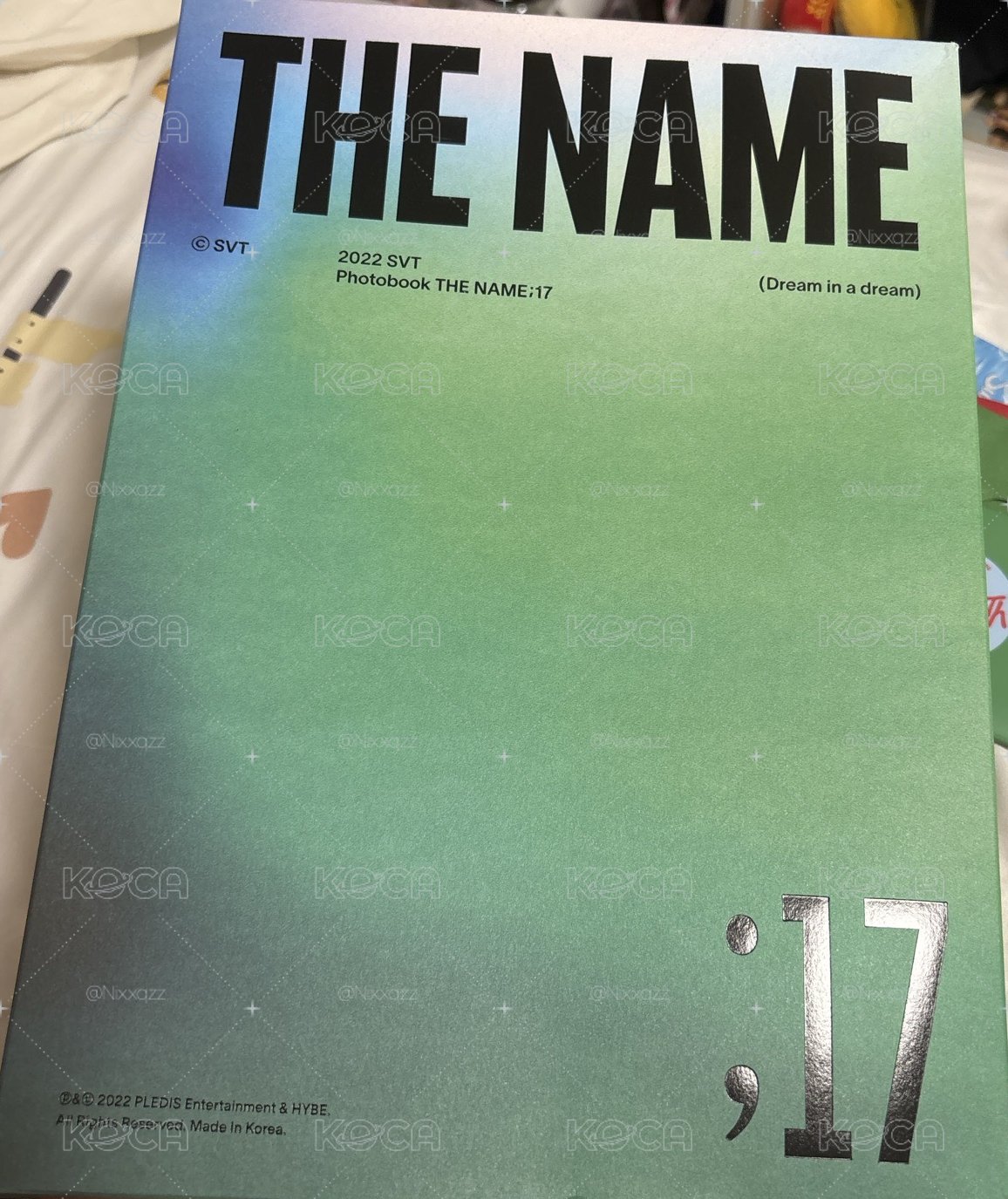 僅拆檢 THE NAME 寫真集 全專