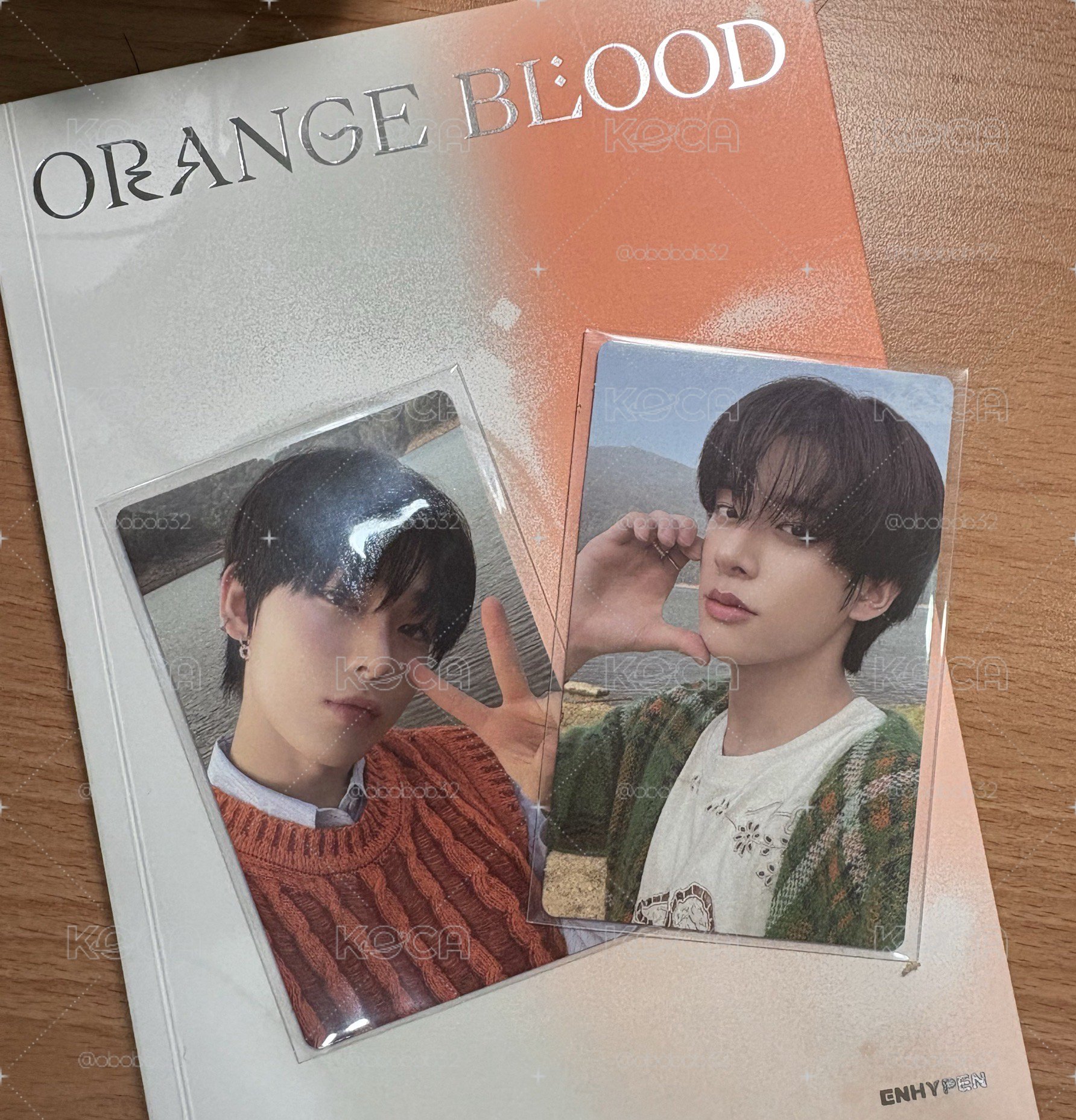 ENHYPEN orange blood金善禹單封全專