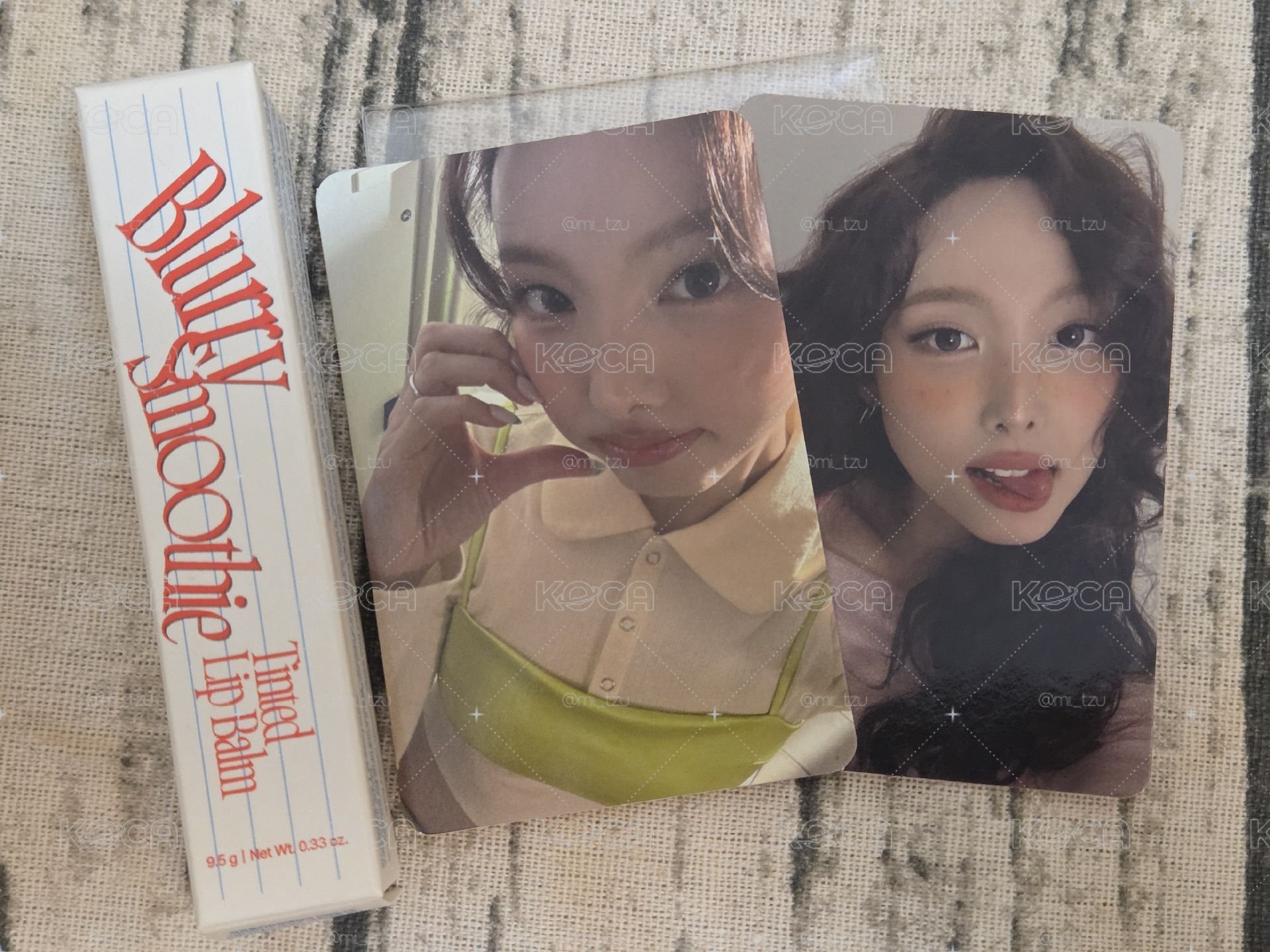 TWICE 娜璉代言 fwee護唇膏 唇膏 娜璉小卡
