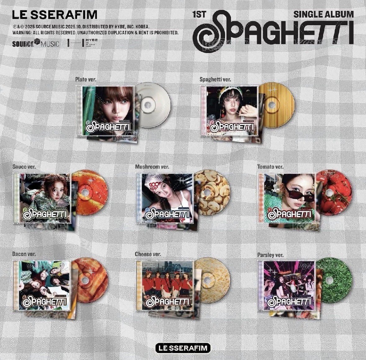 spaghetti 美通CD 一套