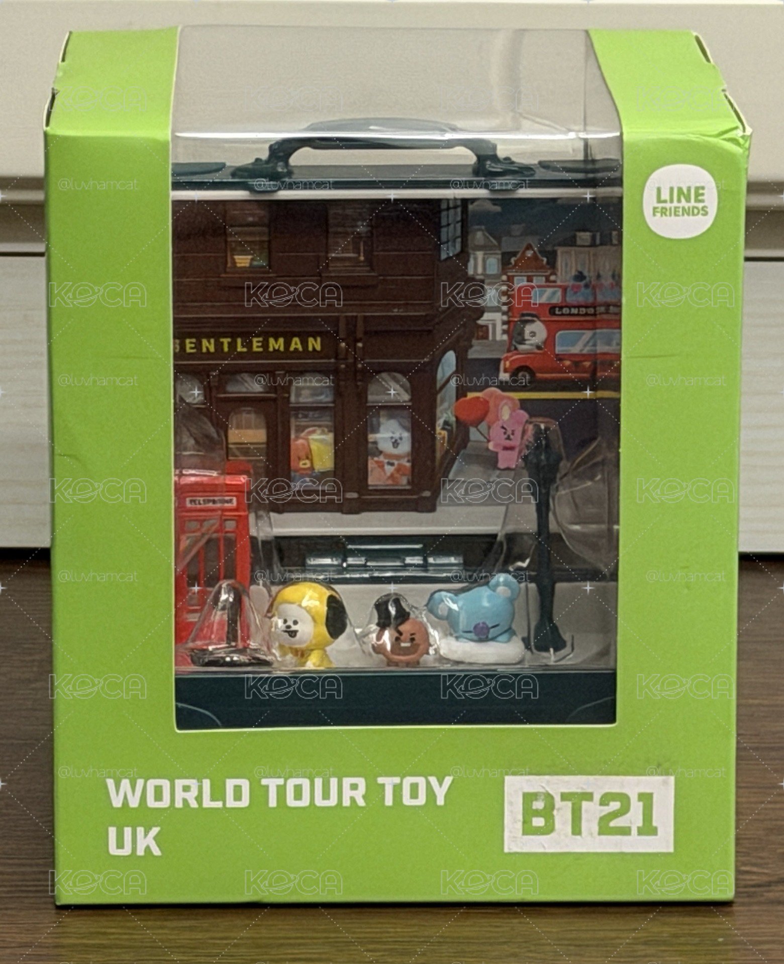 BT21 超級巨星環遊世界 英國 line friends 口袋玩具