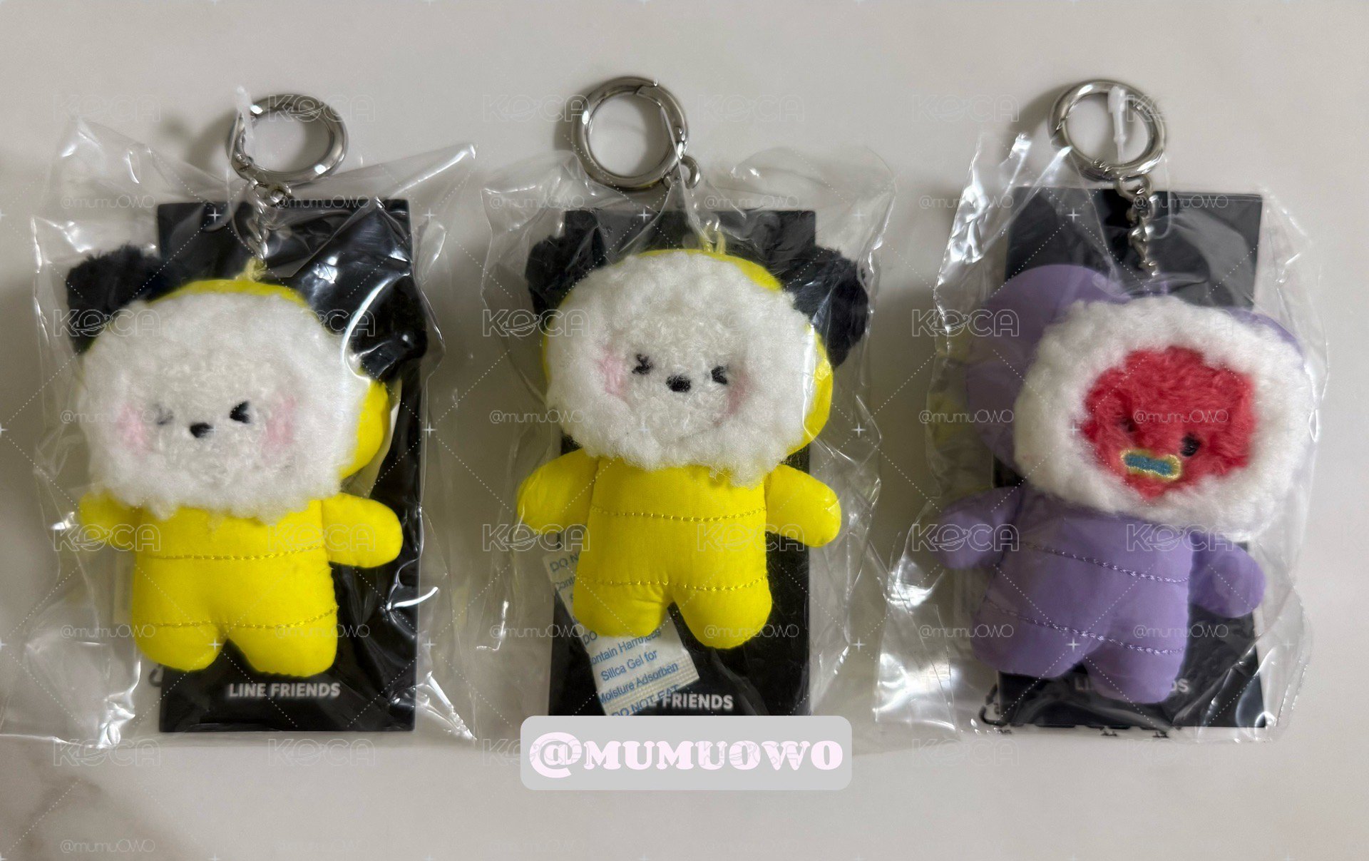 現貨 BT21羽絨服鑰匙圈