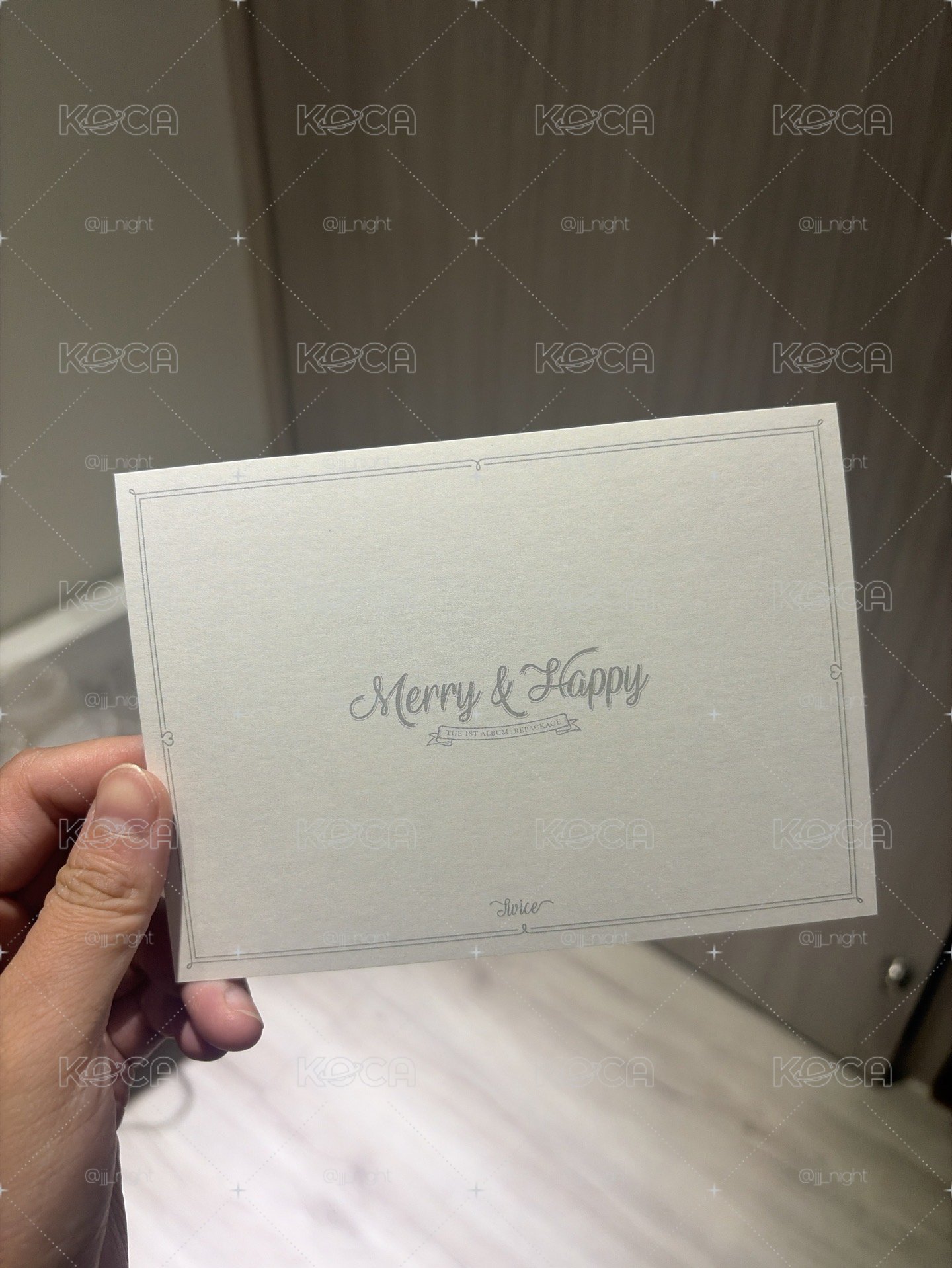 TWICE Merry & Happy 明信片
