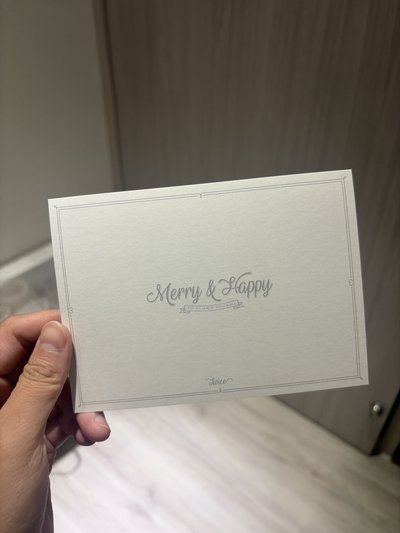 TWICE Merry & Happy 明信片