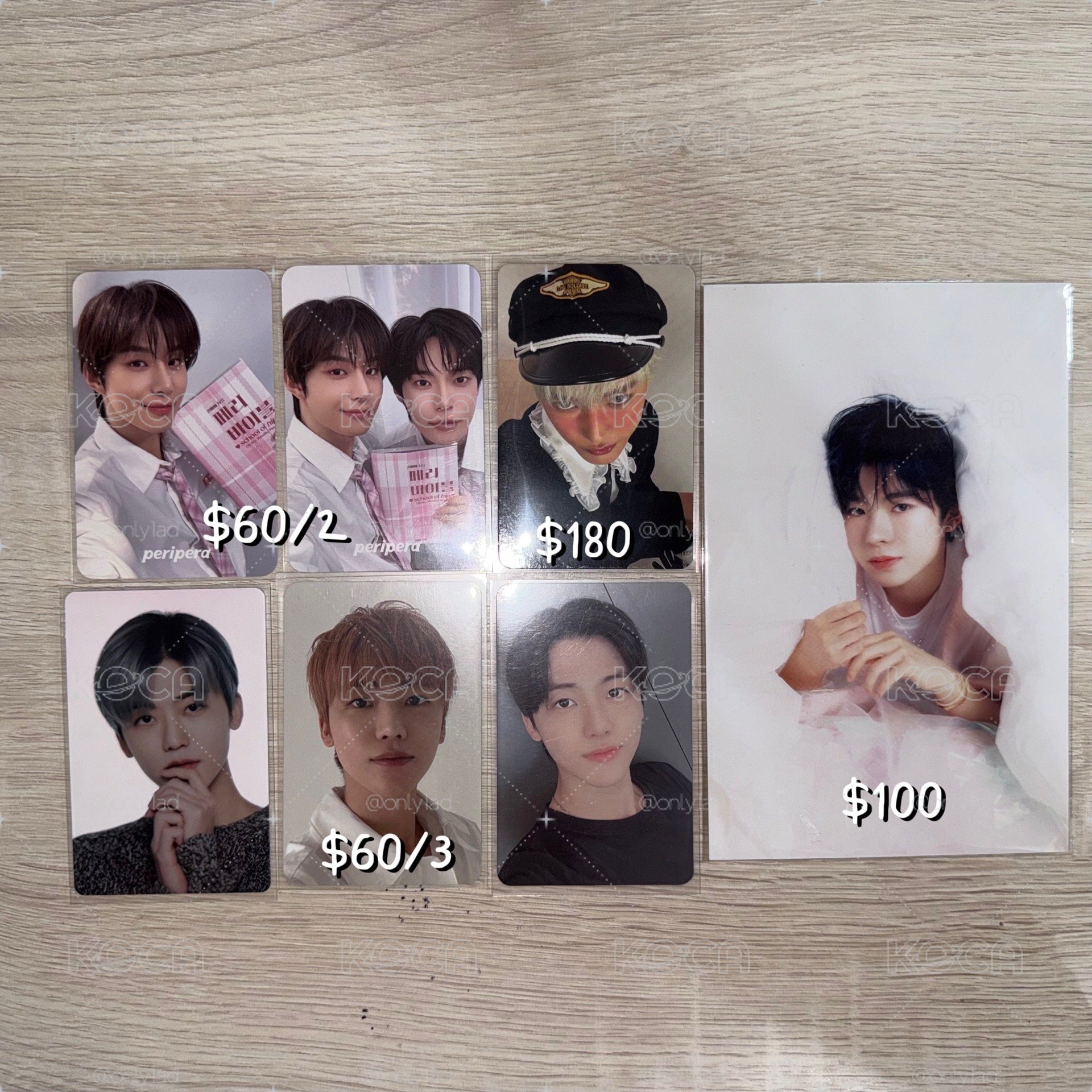 NCT 小卡 周邊 未拆專