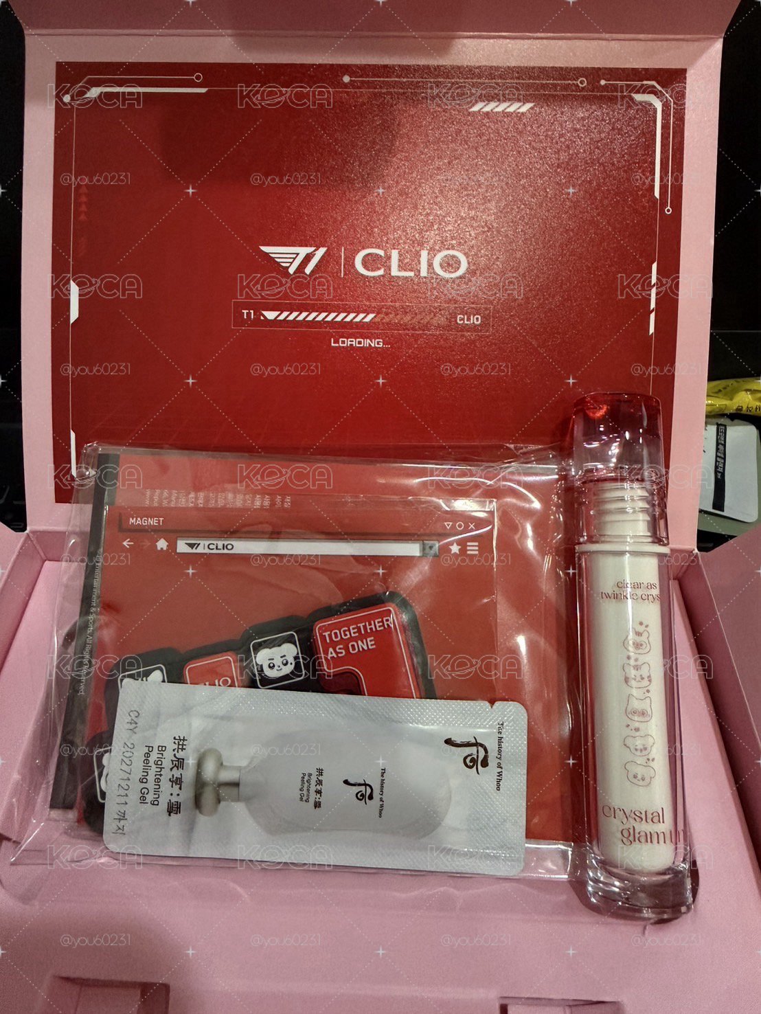 T1 X Ably clio眼影禮盒