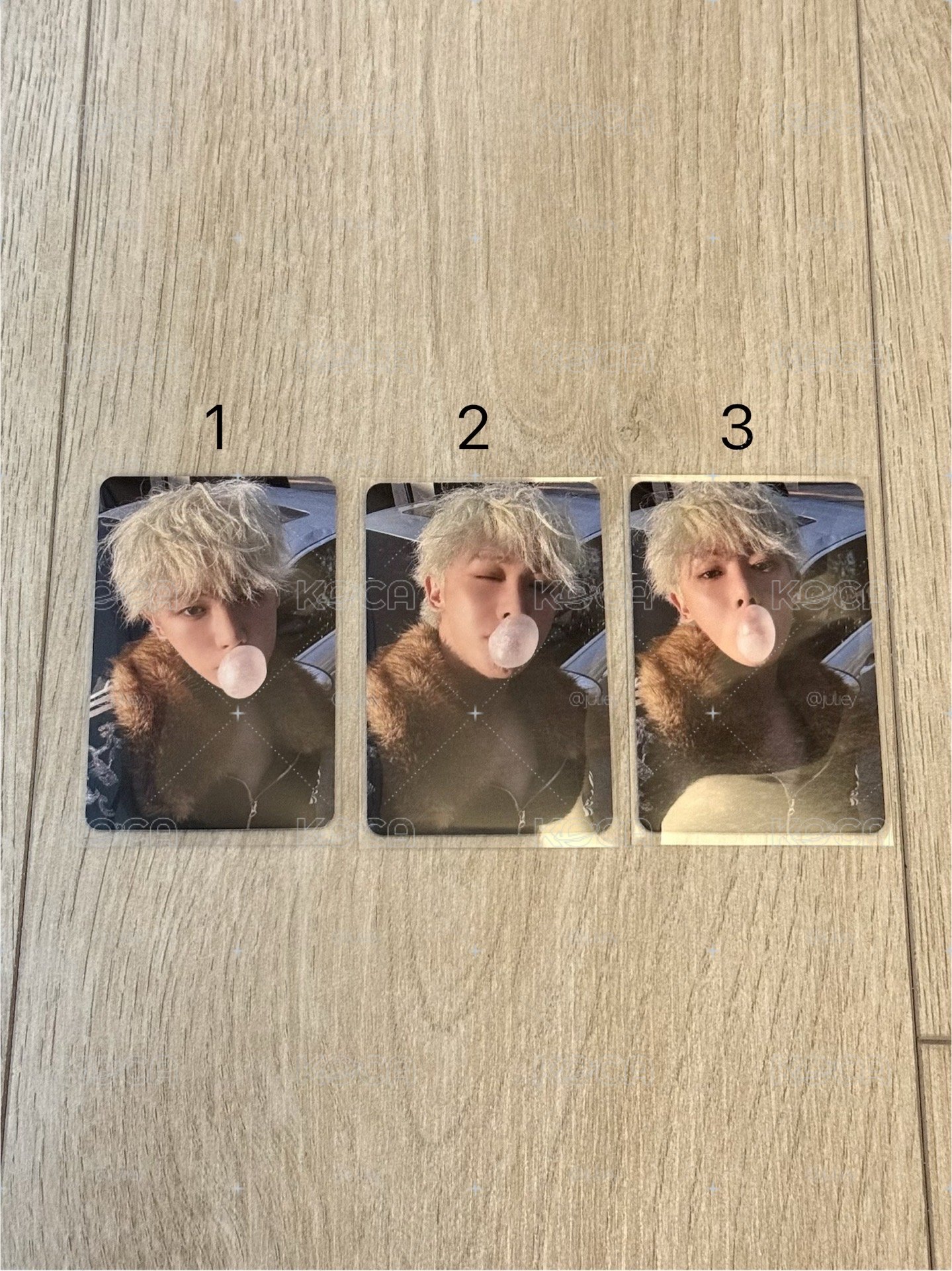 WONHO AM簽售特典卡